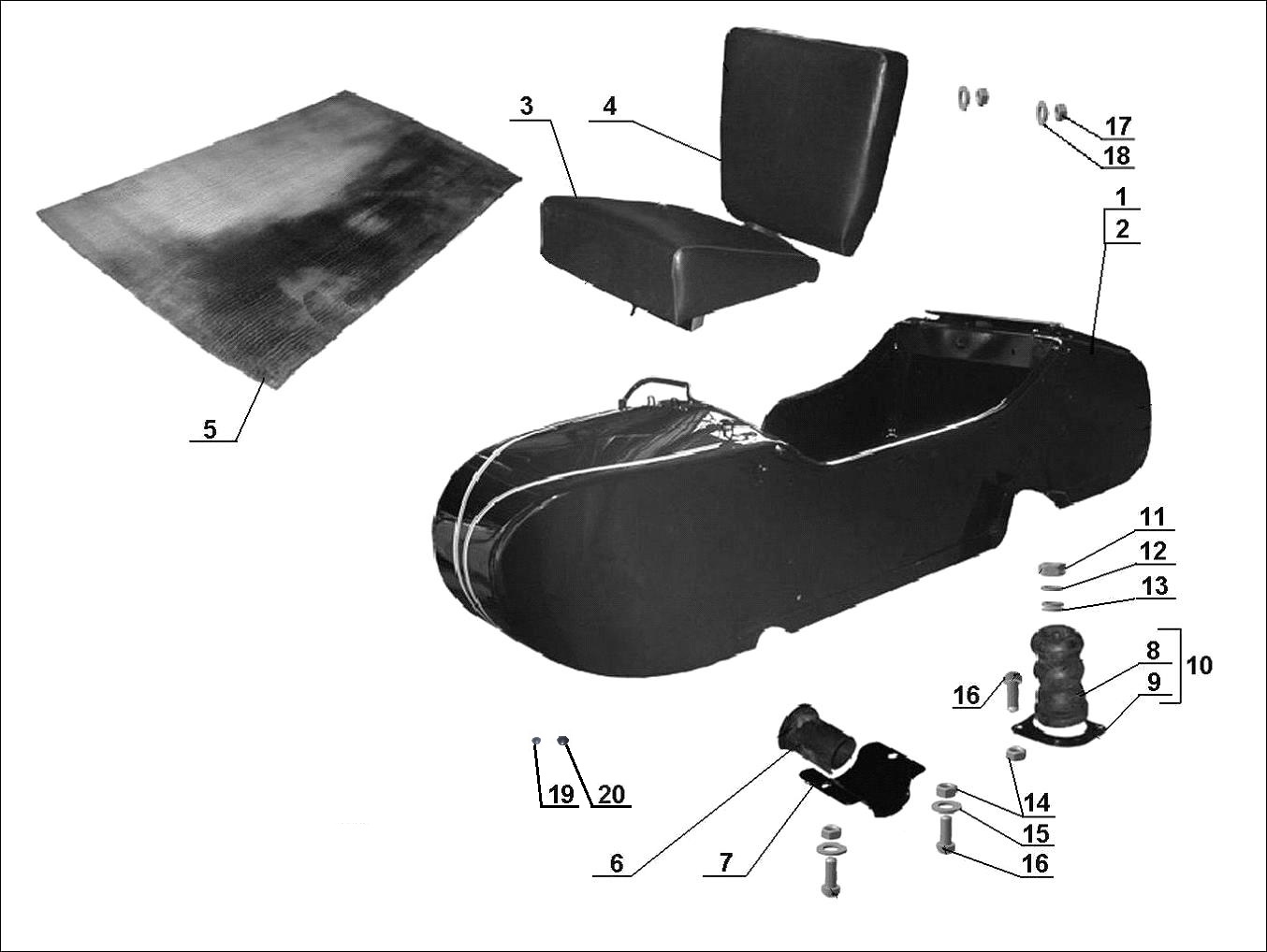 Sidecar body
