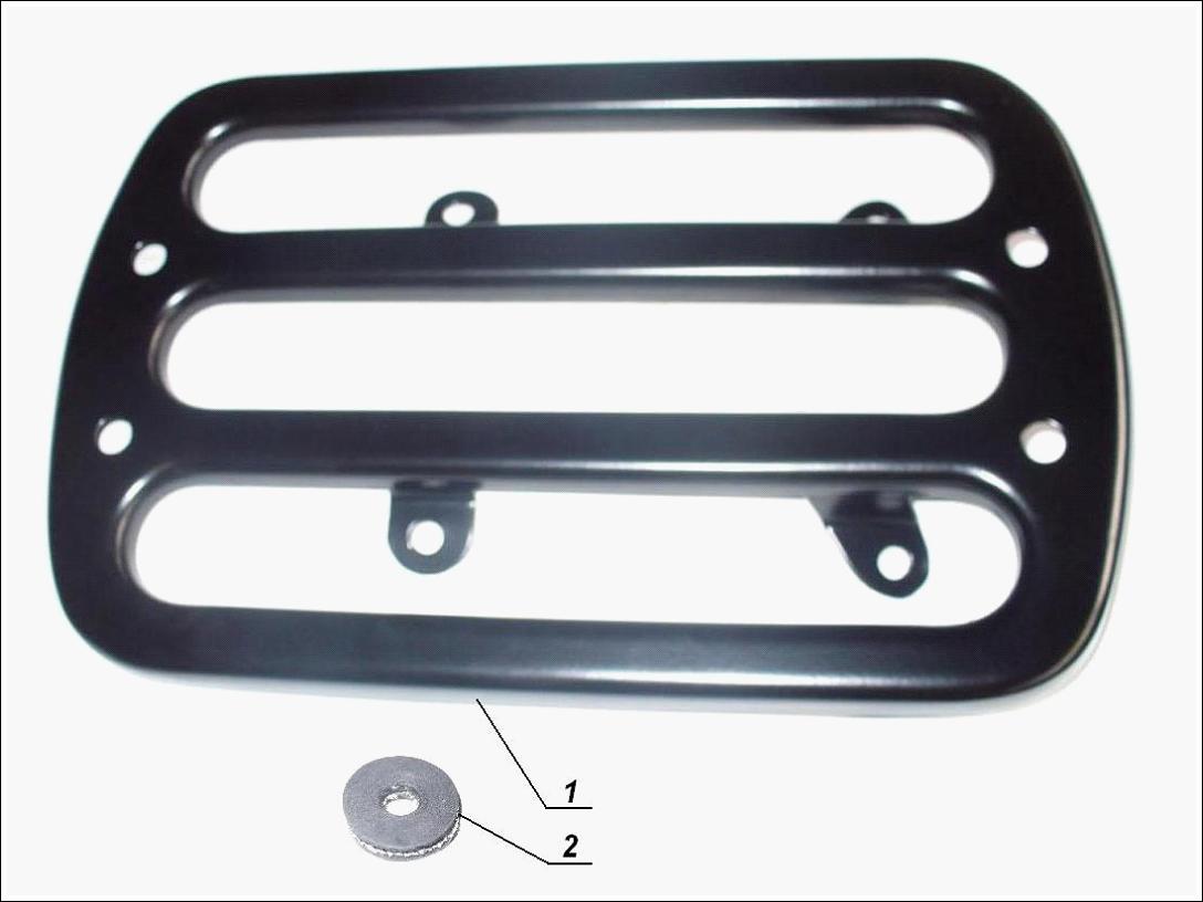 Rear fender rack